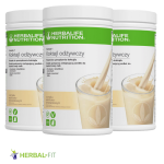 ZESTAW FIT TRIO MAX 3x Koktajl Herbalife Formuła1- 780g o smaku waniliowo-śmietankowym