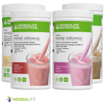 ZESTAW FIT QUATRO 4x Koktajl Herbalife Formuła1-550g smaki do wyboru